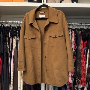 Mango Brown Utility Jacket